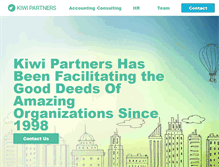 Tablet Screenshot of kiwipartners.com